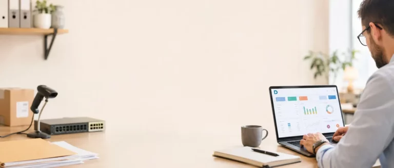 Écran de gestion Dolibarr installé pour une petite entreprise