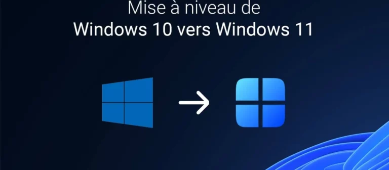 Écran de migration de Windows 10 vers Windows 11