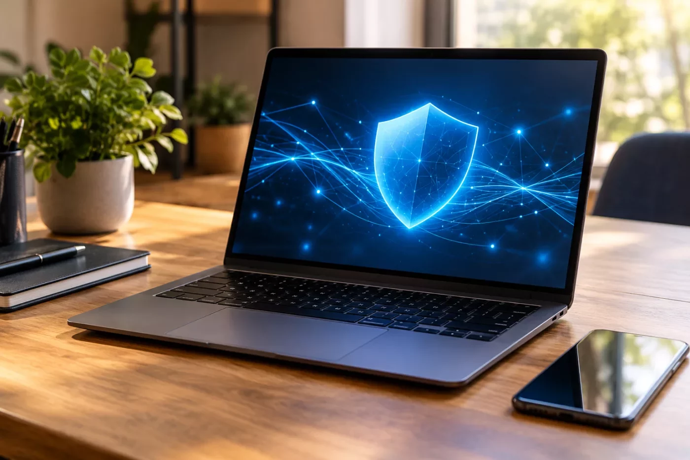 Protection antivirus Bitdefender sur ordinateur portable à Strasbourg