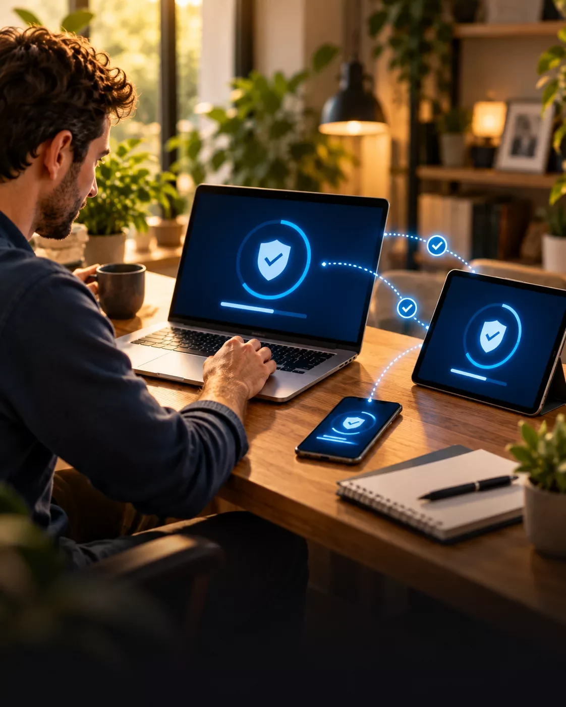 Installer : Mise en place de la protection sur vos appareils compatibles.