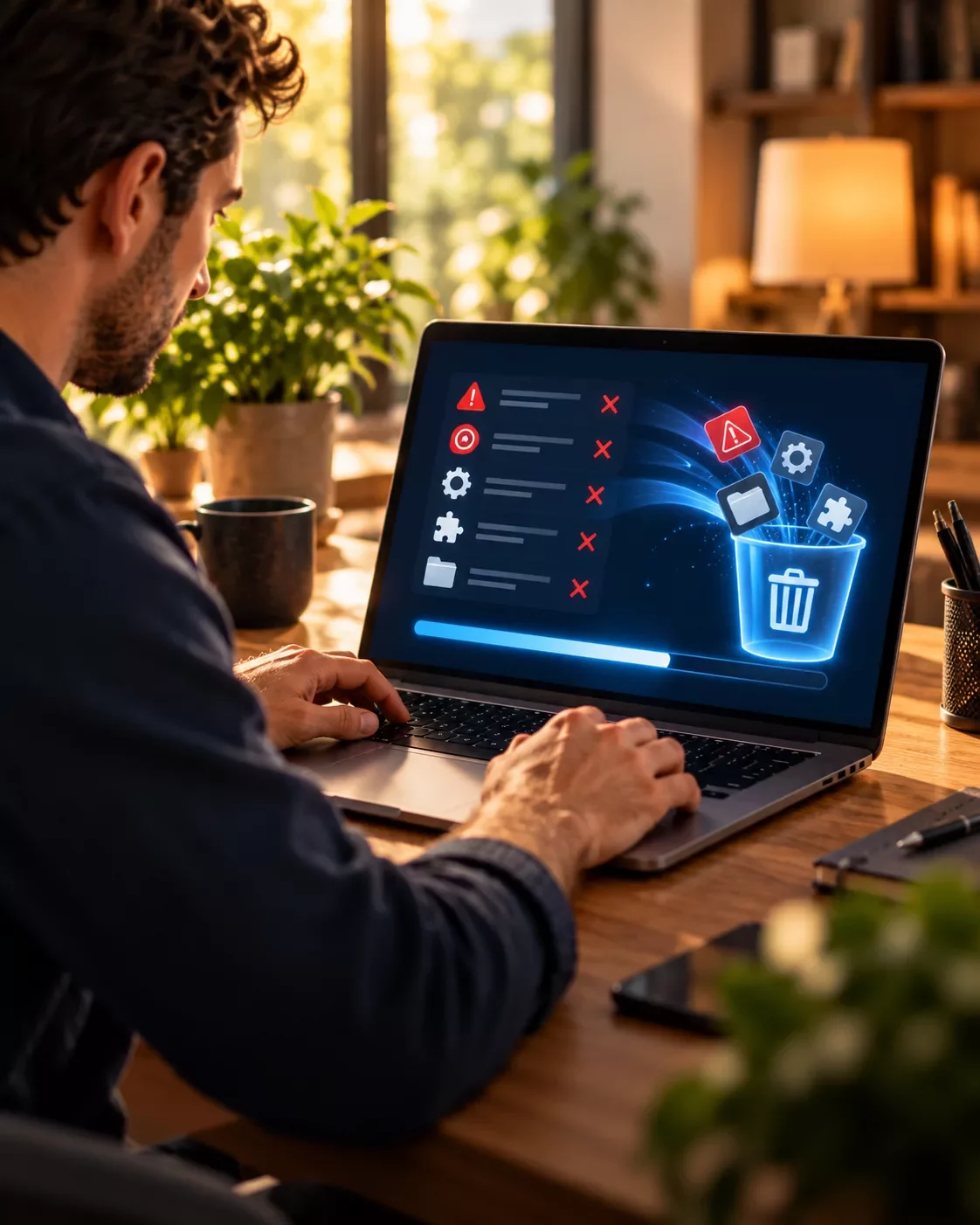 Nettoyer : Désinstallation des anciens antivirus et versions d’essai.