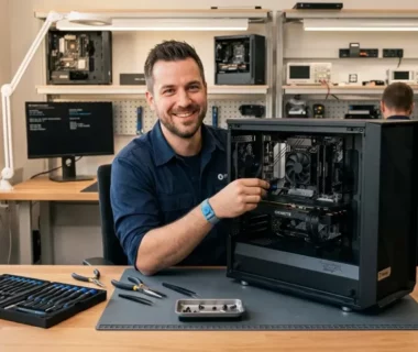 Réparation PC Strasbourg — technicien informatique InaberInfo atelier Oberhausbergen